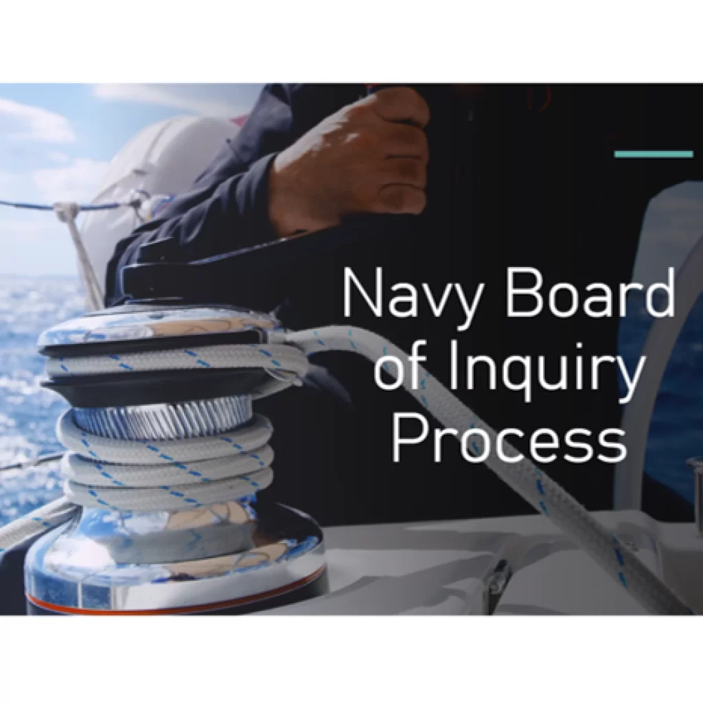 What is the Board of Inquiry Process in the Navy?